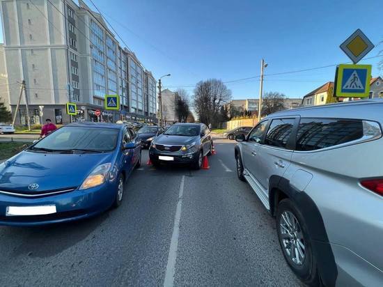 В Калининграде водитель KIA сбил пенсионерку