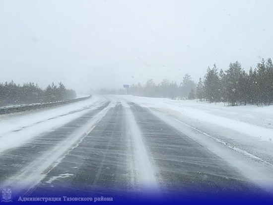 Дорогу заметает снегом: жители ЯНАО жалуются на мешающие ограждения трассы Тазовский — Новозаполярный