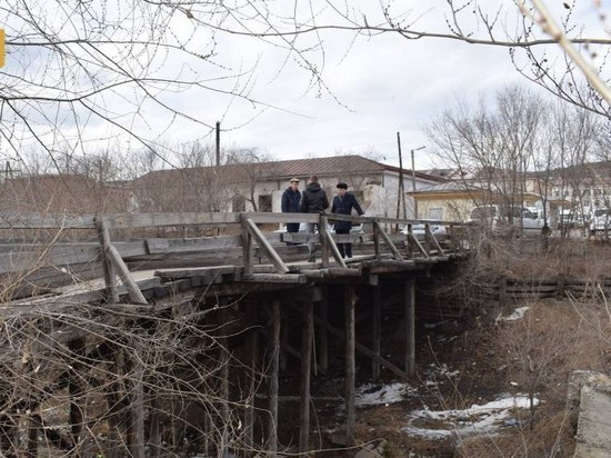 В городе Кяхта Бурятии отремонтируют аварийный мост