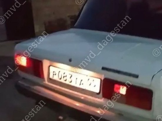 Школьник в Дагестане угнал авто