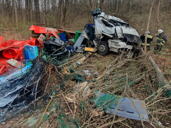 В Воронежской области погиб водитель грузовика