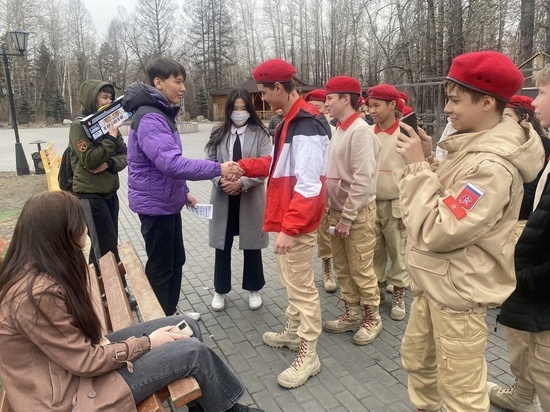 Юнармейцы участвуют в рейдах вдоль Енисея