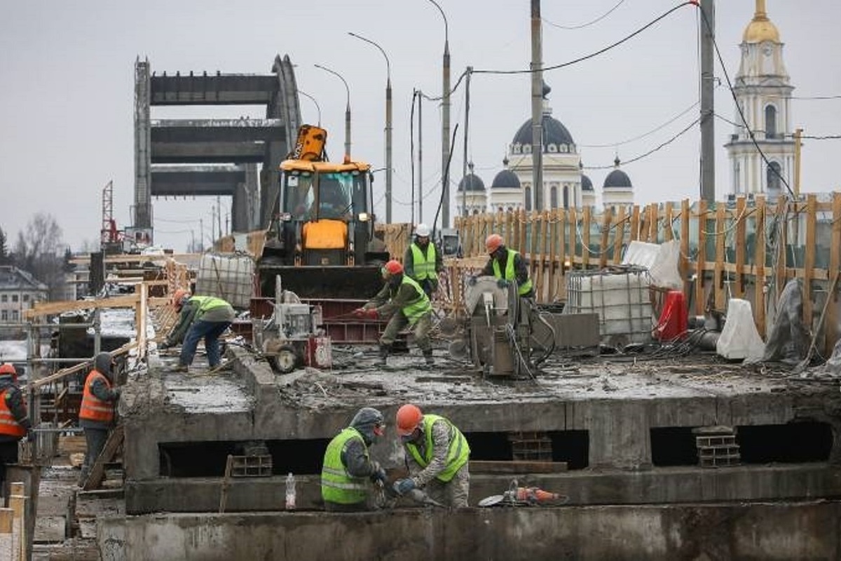 мост в рыбинске