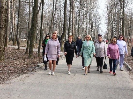 Мэр Рязани Сорокина встретилась с подрядчиком благоустройства парка Гагарина