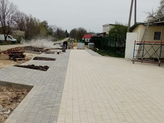 Общественную территорию в Мостовском районе обновили на 20%