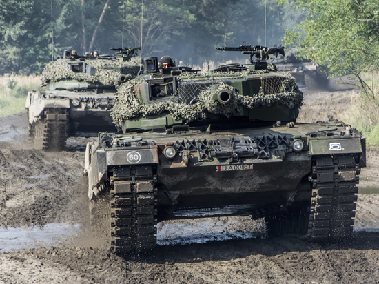 РИА Новости: под Херсоном российские военные захватили поставленный ВСУ танк Leopard