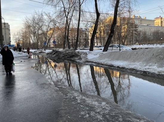 В Заполярье существует угроза загрязнения реки Роста во время таяния снега