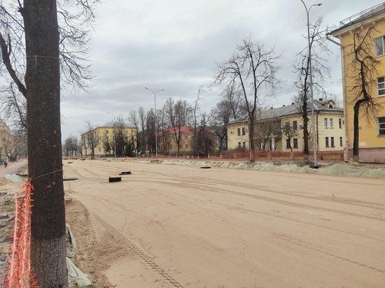 Часть улицы Яна Фабрициуса в Пскове подготовили к укладке асфальта