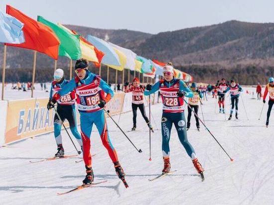 Байкальский лыжный марафон в Бурятии собрал более 400 спортсменов