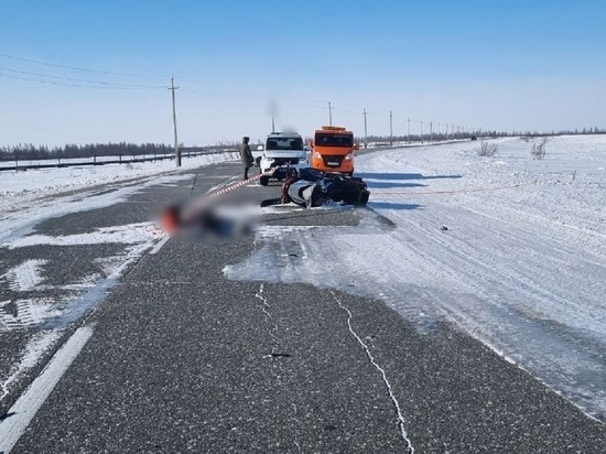 В Надымском районе снегоходчик не справился с управлением и погиб в ДТП