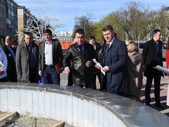 Валентин Демидов проверил готовность Белгорода к праздникам