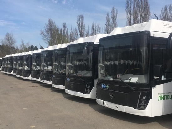 В Липецк приехали 46 низкопольных автобусов