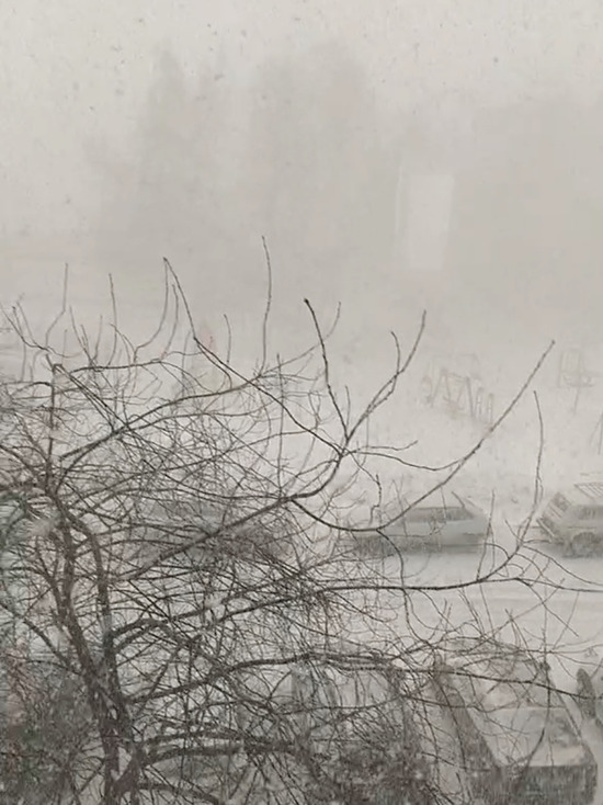 Видимость нулевая: на Кемерово обрушился снегопад