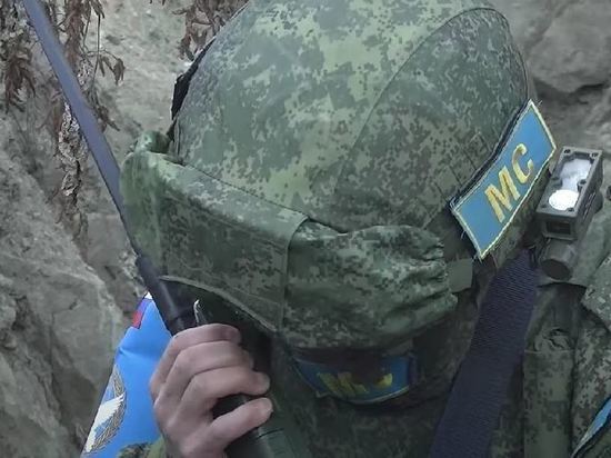 В зоне ответственности миротворческого контингента России в Карабахе нарушили режим прекращения огня
