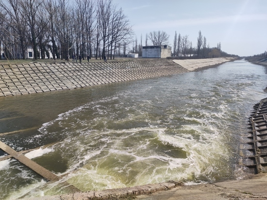 Первую насосную станцию запустили на Сверо-Крымском канале