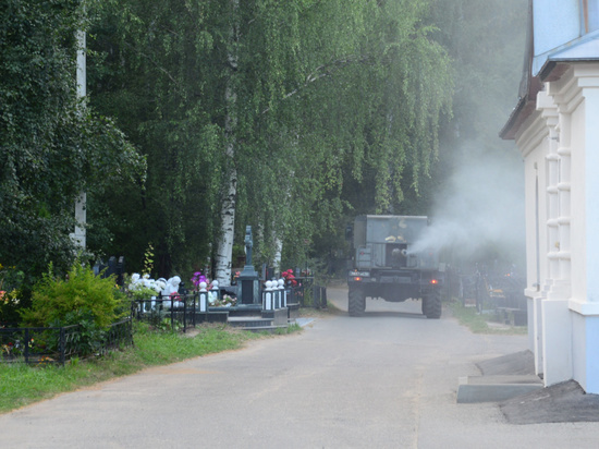 Городские кладбища Костромы закрывают для акарицидной обработки