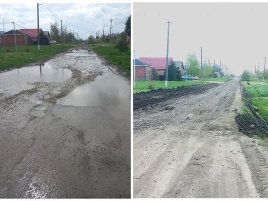 В станице Староминской по инициативе депутата ЗСК благоустроили дорогу к Радонице