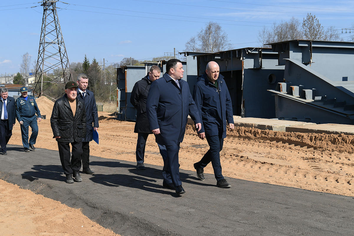 строительство западного моста в твери