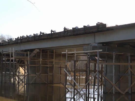 Костромские темпы: мост через реку Луптюг в Октябрьском районе сдадут раньше срока