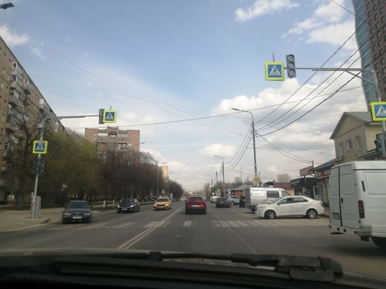 В Серпухове установили новый светофор