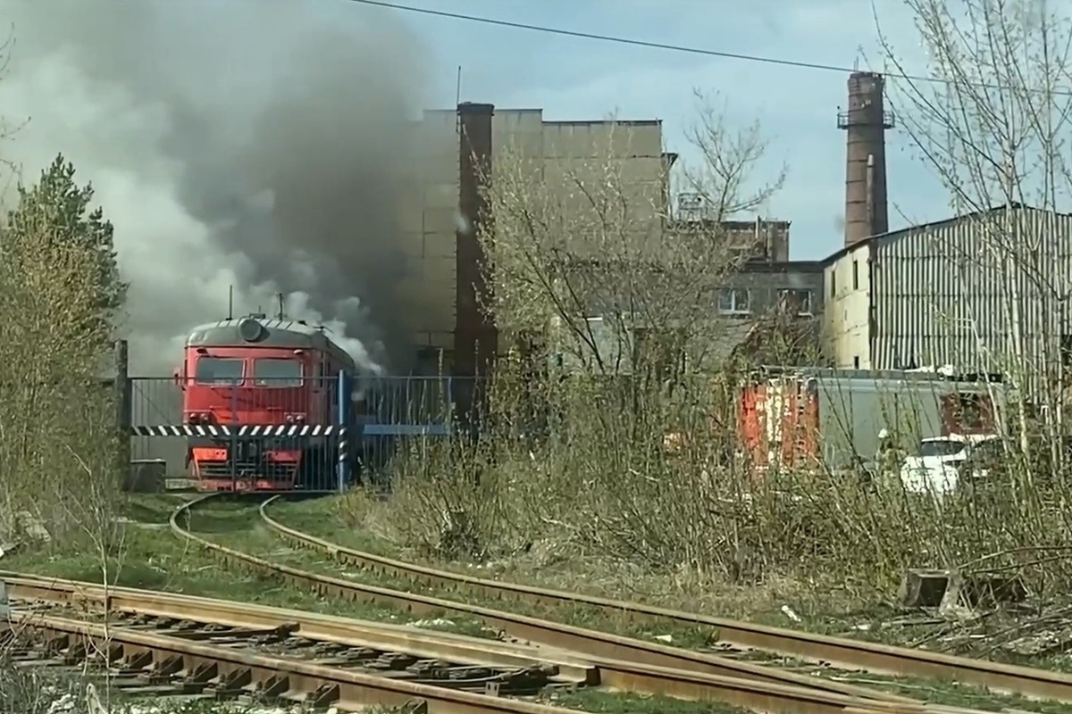 Пожар на ППЖТ В Рязани