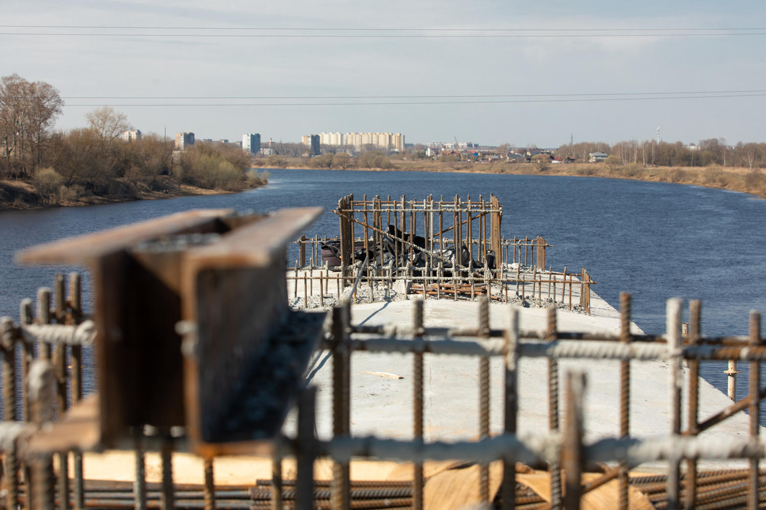 строительство восточного моста в твери