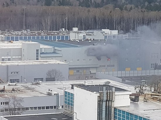 На заводе «Квант» в Зеленограде возник пожар