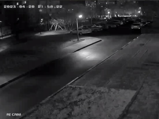 Обнародован момент взрыва в Белгороде с камеры наблюдения