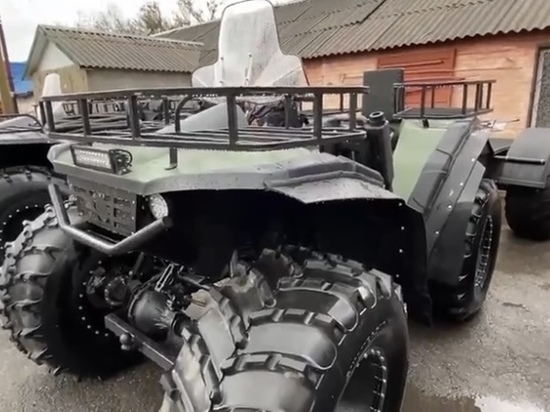  Военнослужащим из Якутии доставили еще  4 квадроцикла