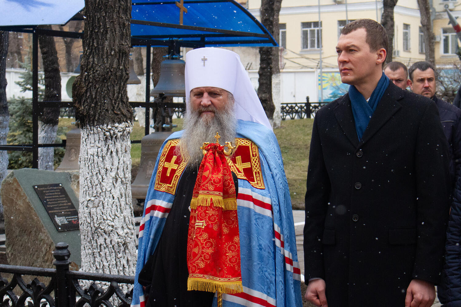 Яркие моменты освящения новой часовни в Хабаровске, в штабе ВВС и ПВО