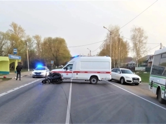 В Липецкой области в ДТП пострадал подросток на мопеде