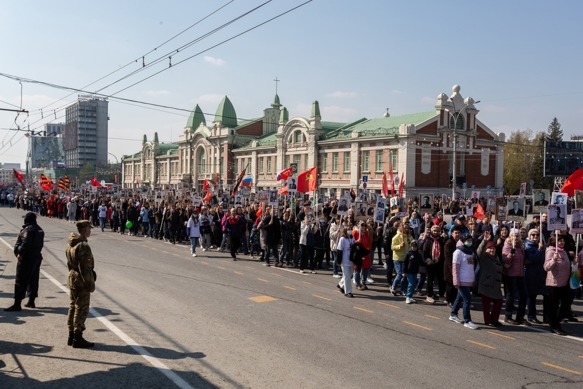 Бессмертный полк фото новосибирск