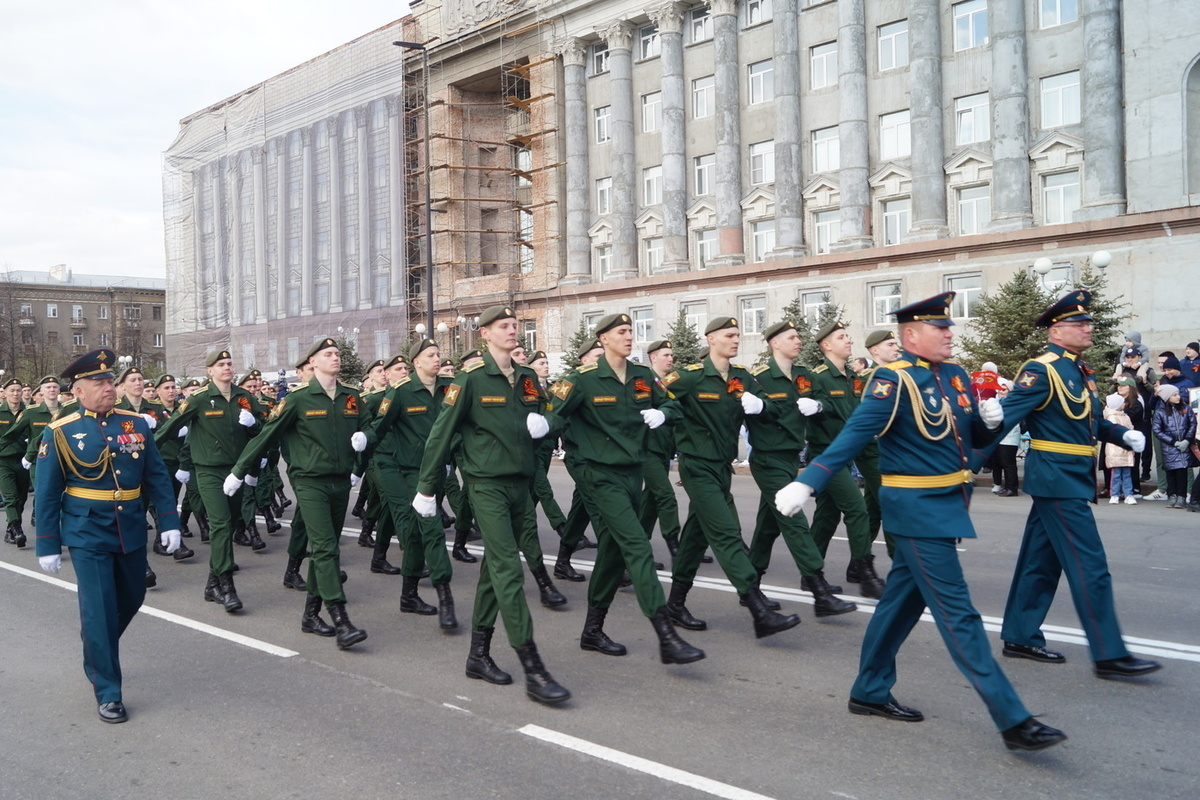 Схема парада в красноярске