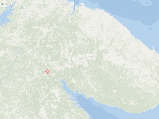 В Ковдорском районе произошло землетрясение магнитудой 2,4 балла