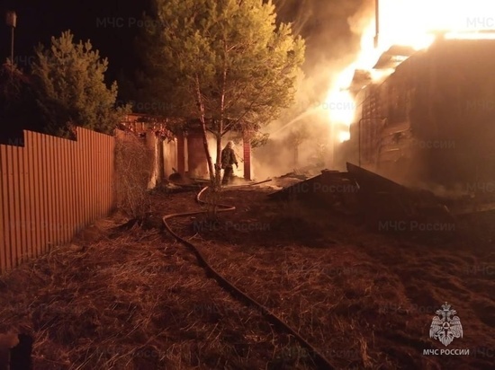 Во Владимирской области сгорел дом под Киржачом
