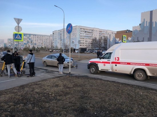 ДТП с участием легковушки и электросамоката произошло в Кемерове