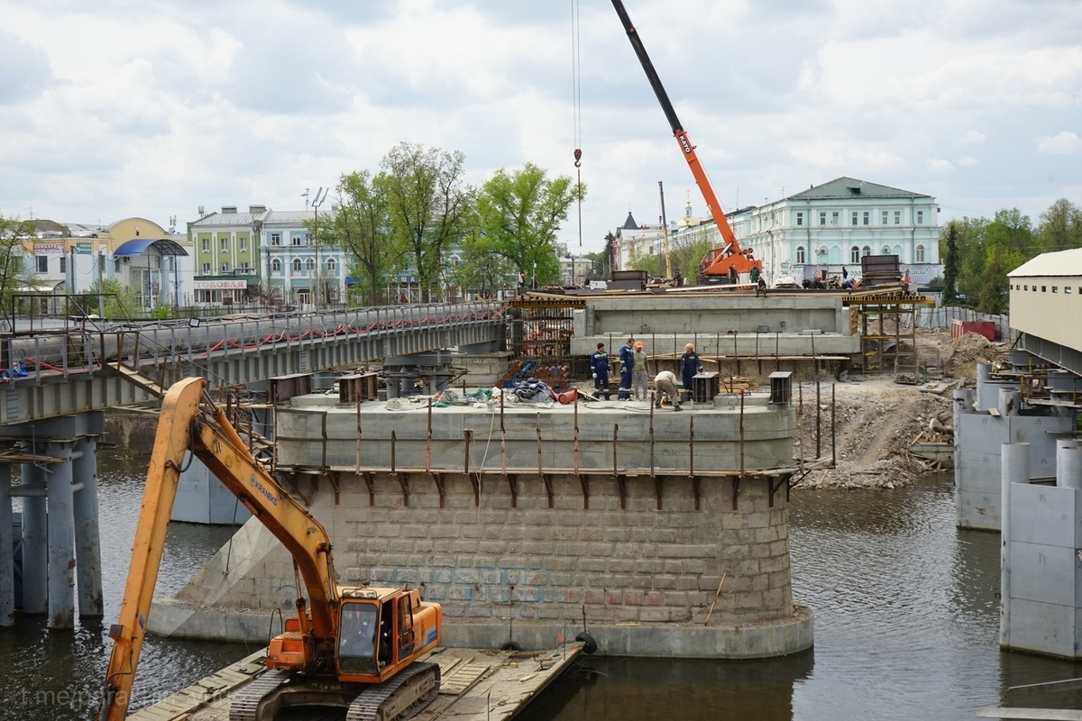 Проект красного моста в орле реконструкции