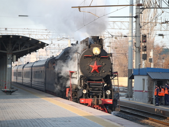 В Астрахань 28 апреля прибудет ретропоезд «Воинский эшелон»