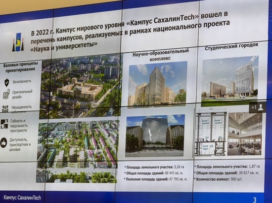 Строительство кампуса СахалинTech начнется летом 2023 года