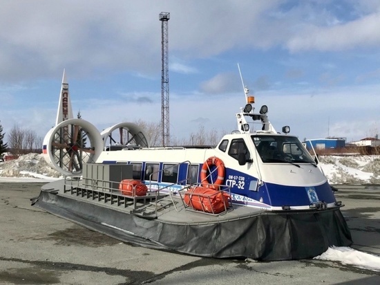 В ЯНАО воздушные подушки начнут возить пассажиров через Обь с 28 апреля