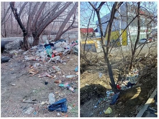 В Новосибирске школьник по пути домой убирает мусор на улицах в Первомайском районе
