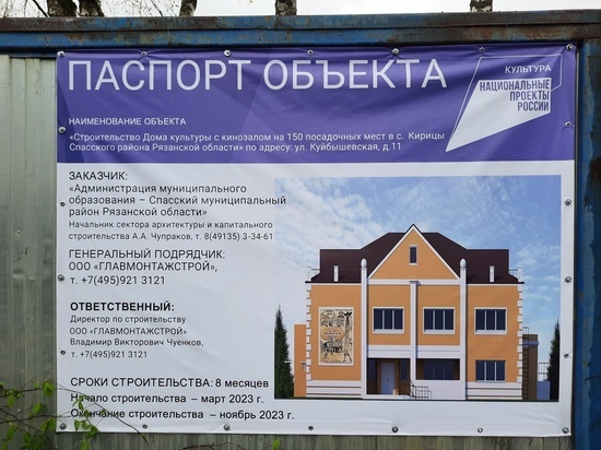 В Кирицах Спасского района началось строительство Дома культуры