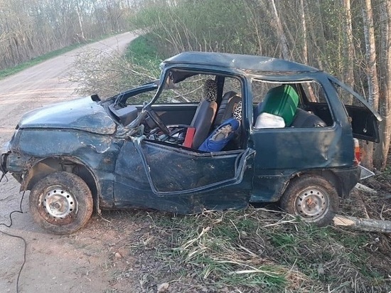 В Смоленской области перевернулась «Ока» под управлением 74-летнего водителя