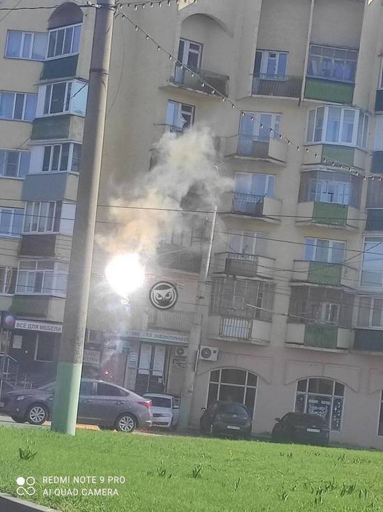 В Пензе у Глобуса заискрили провода