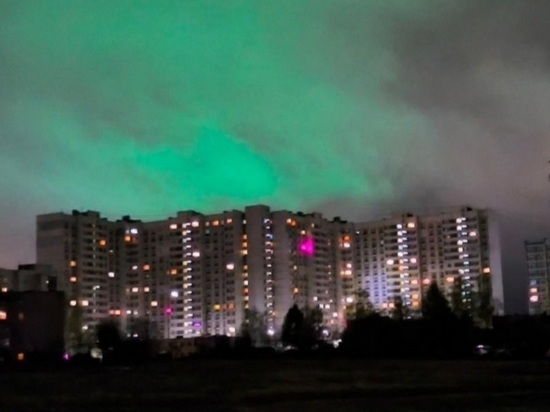 В Ярославле увидели северное сияние