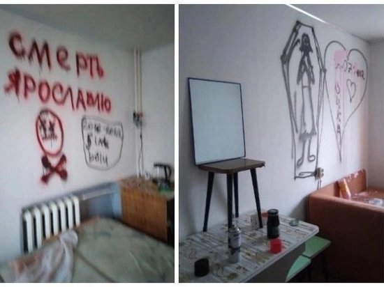 Студент из Новосибирска испортил стены съёмной квартиры надписями и рисунками