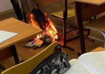 В одной из школы Москвы у девочки во время урока взорвался пауэрбанк в рюкзаке, в результате чего начался пожар