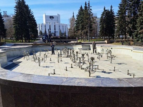 Главный фонтан Челябинска заработает перед майскими праздниками