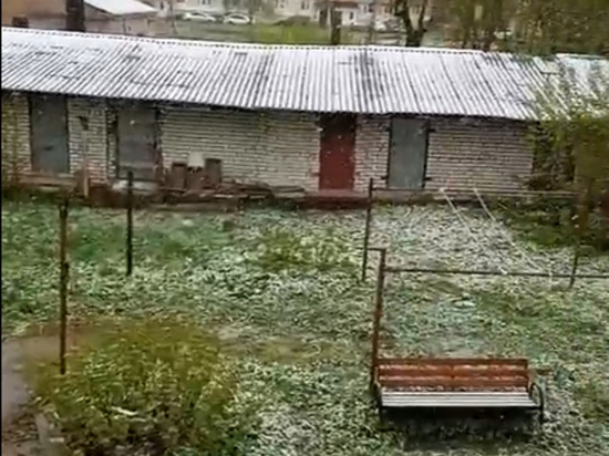 В некоторых округах Подмосковья в утренние часы выпал снег