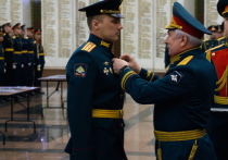 Торжественная церемония вручения дипломов выпускникам Военного университета Минобороны состоялась 29 апреля в Москве на Поклонной горе